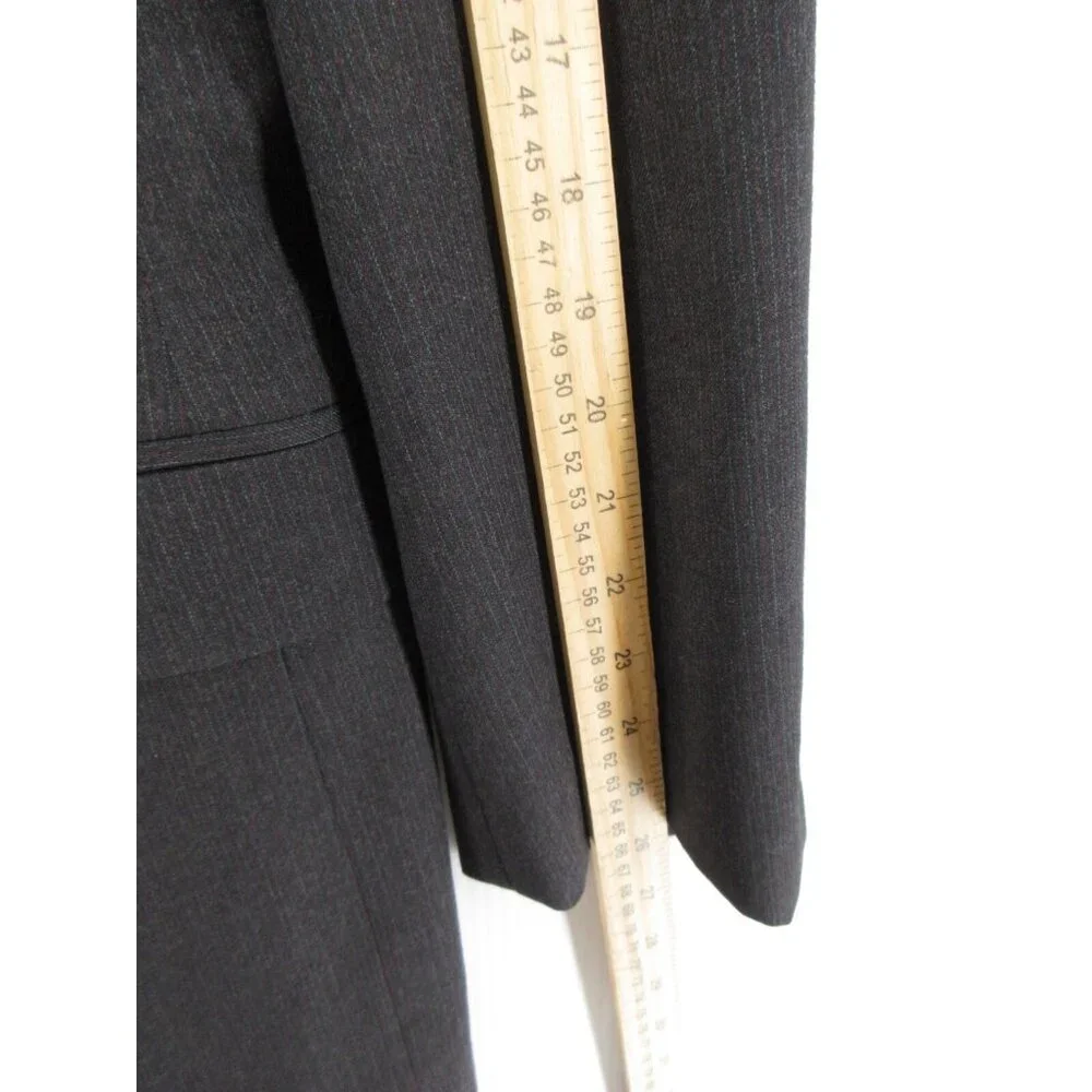 Missoni Sport Coat 44 Long Blazer Virgin Wool Jacket Pinstripe Lined
